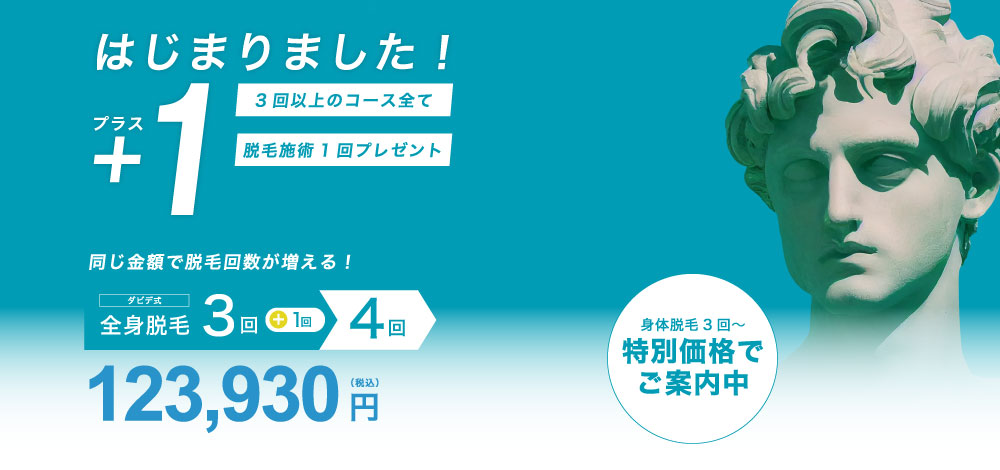メンズ脱毛プラスワン