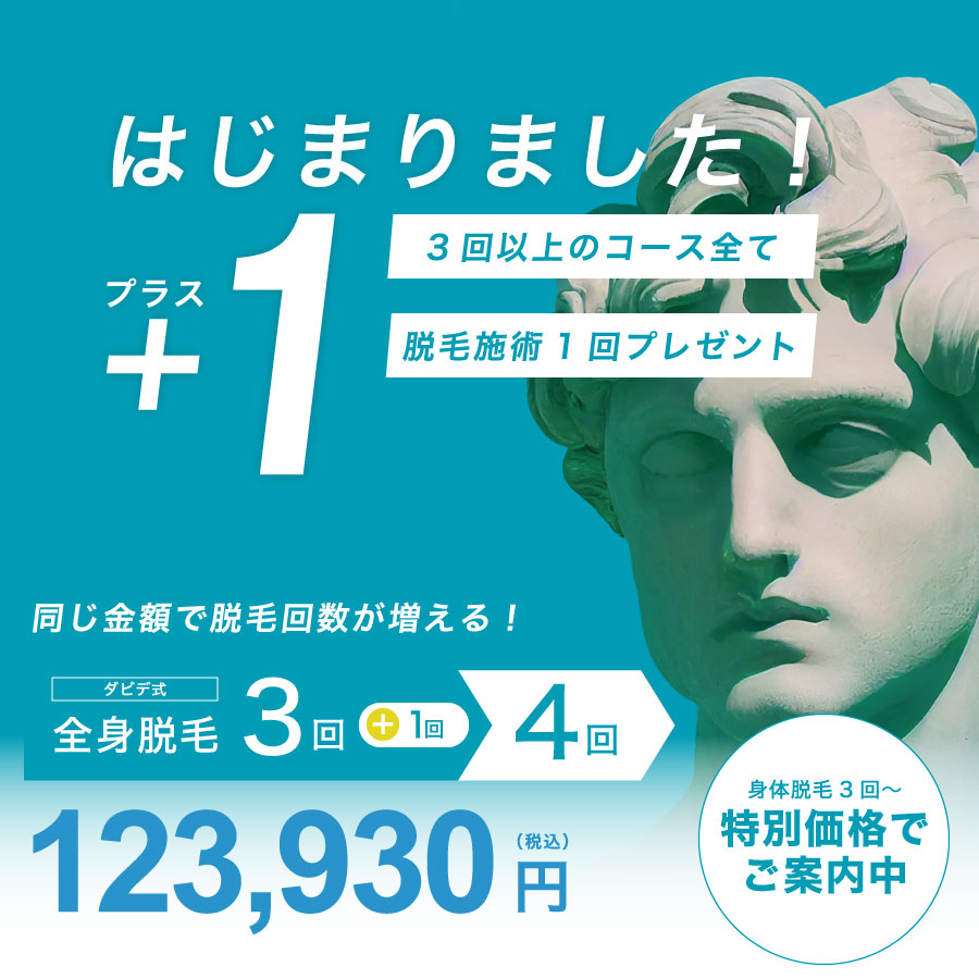 メンズ全身脱毛スペシャルプラン